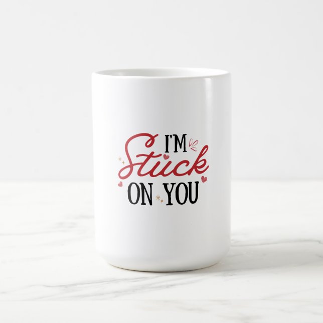 Ich bin an dir festgefahren kaffeetasse (Mittel)