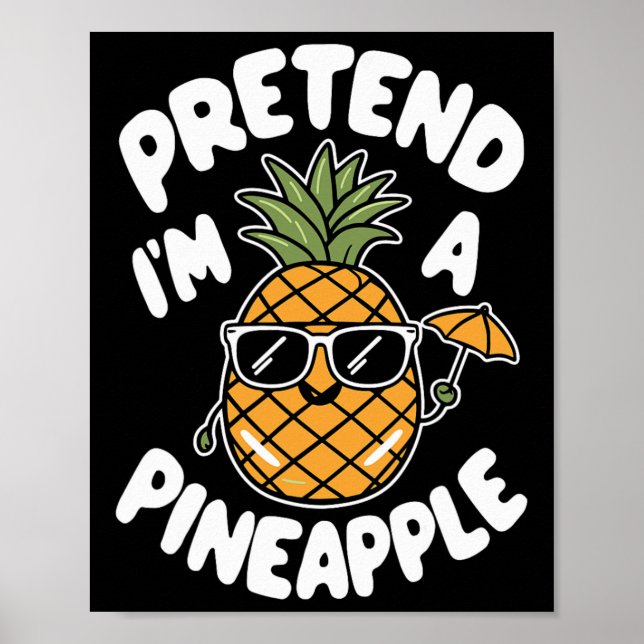 Ich bin Ananas Poster (Vorne)
