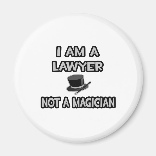Ich bin Anwalt ... Nicht ein Magier Magnet (Vorne)