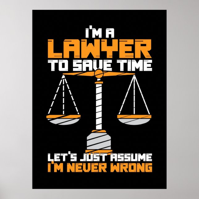 Ich bin Anwalt, um Zeit Retten Poster (Vorne)