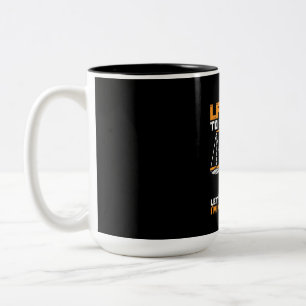 Ich bin Anwalt, um Zeit Retten Zweifarbige Tasse