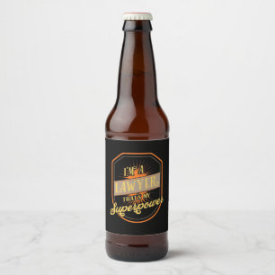 Ich bin Anwältin Bierflaschenetikett