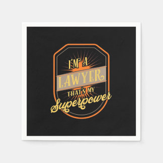 Ich bin Anwältin Serviette