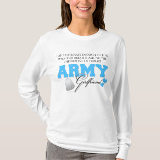 Ich bin - Armee-Freundin glücklich T-Shirt