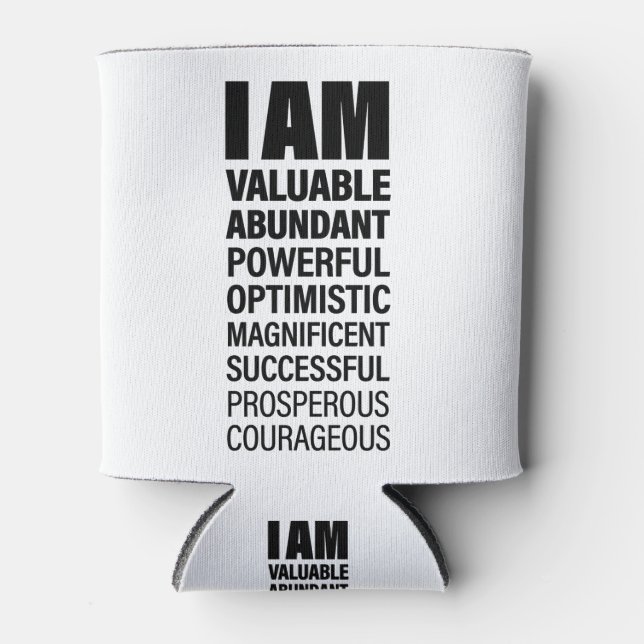 Ich bin Art Cool Text Graphic Opportunity Quote Ar Dosenkühler (Vorderseite)