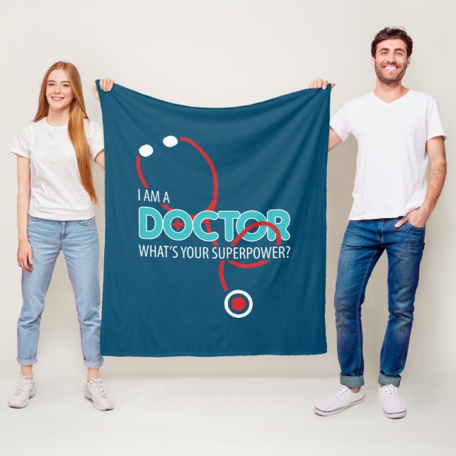 Ich bin Arzt Fleecedecke (Beispiel)