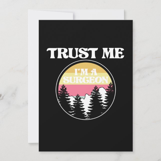 Ich bin Ärztin für Operation Neurologie Gra Dankeskarte (Vorderseite)