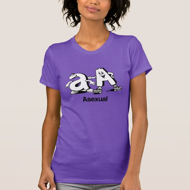Ich bin asexueller T - Shirt (Vorderseite)
