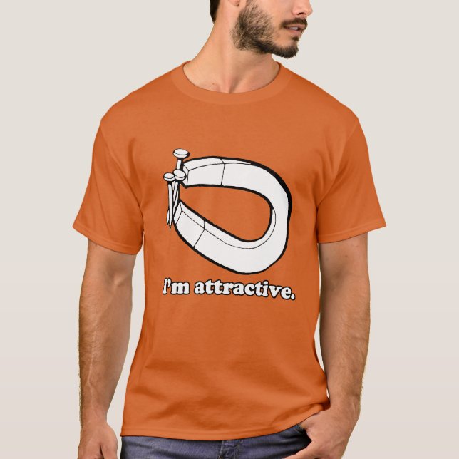 ICH BIN ATTRAKTIV T-Shirt (Vorderseite)