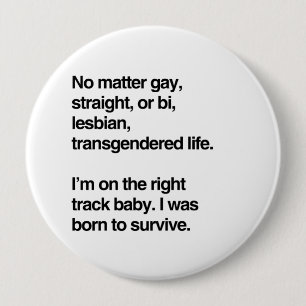 Ich bin auf dem richtigen Weg Baby Button