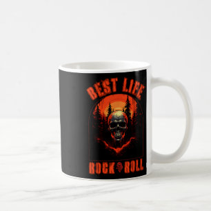 Ich bin auf der Jagd nach Rock-Nostalgie und Vinta Kaffeetasse