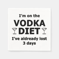 Ich bin auf der Vodka-Diät