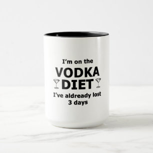 Ich bin auf der Vodka-Diät Tasse