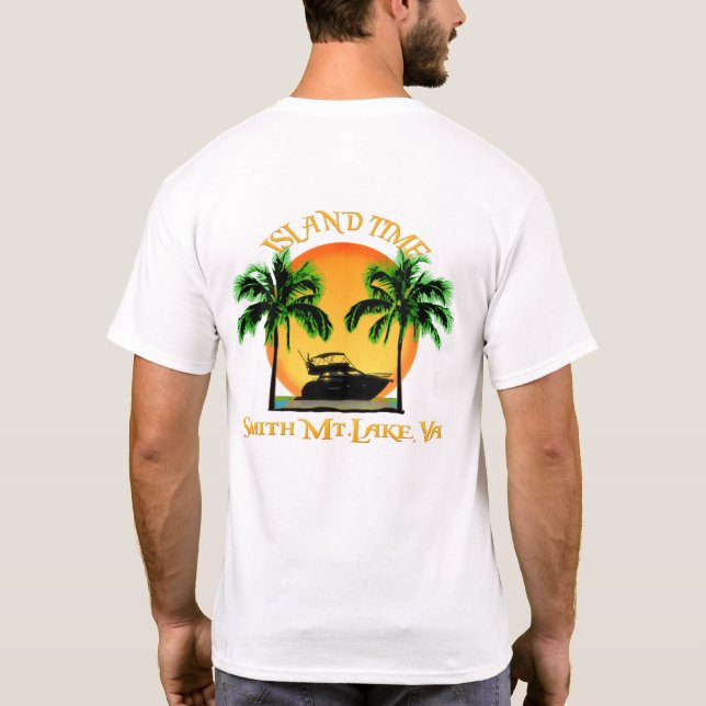 Ich bin auf Insel Zeit 3 T-Shirt (Rückseite)