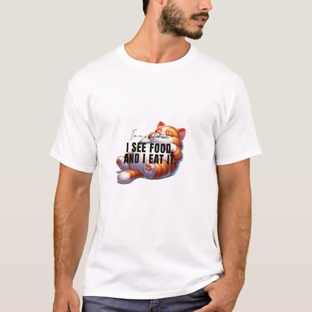 "Ich bin auf Meeresfrüchte-Diät. Ich sehe Essen un T-Shirt (Vorderseite)