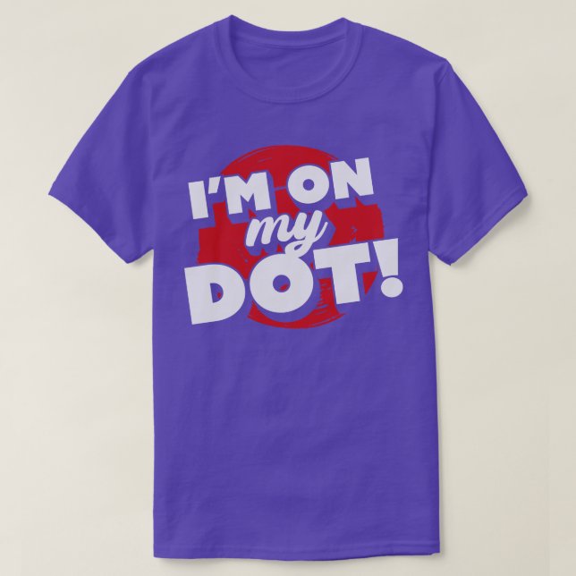 Ich bin auf meinem Dot Funny Marching Camp T-Shirt (Design vorne)