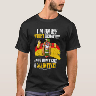 Ich bin auf meinem Wurstverhalten für ein lustiges T-Shirt