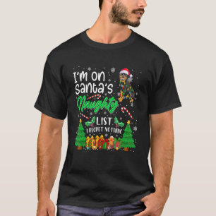 Ich bin auf Santa's unheimlich Niedlichen Rottweil T-Shirt
