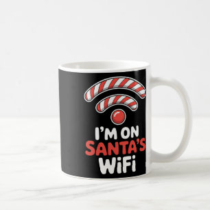 Ich bin auf Santas Wifi Weihnachten Ferien Xmas Kaffeetasse