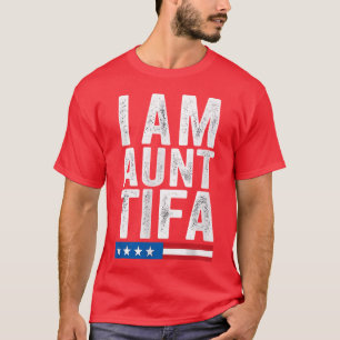 Ich bin Auntifa Grafik Mädchen T-Shirt
