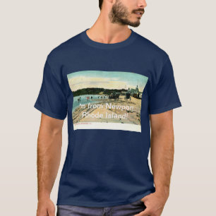 Ich bin aus Newport Rhode Island Vintage Inspirier T-Shirt