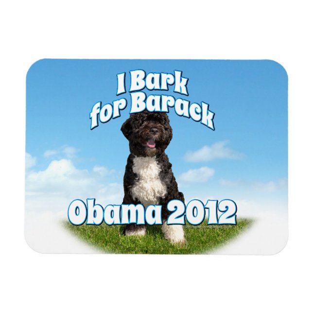 Ich bin Barack, aber der erste Hund Obama Magnet (Horizontal)