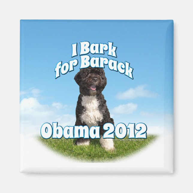 Ich bin Barack, aber der erste Hund Obama Magnet (Vorne)