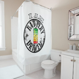 Ich bin batteriebetriebener Duschvorhang