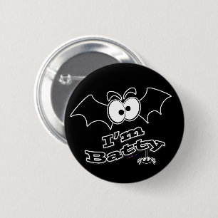 Ich bin Batty Crazy Eyes Button