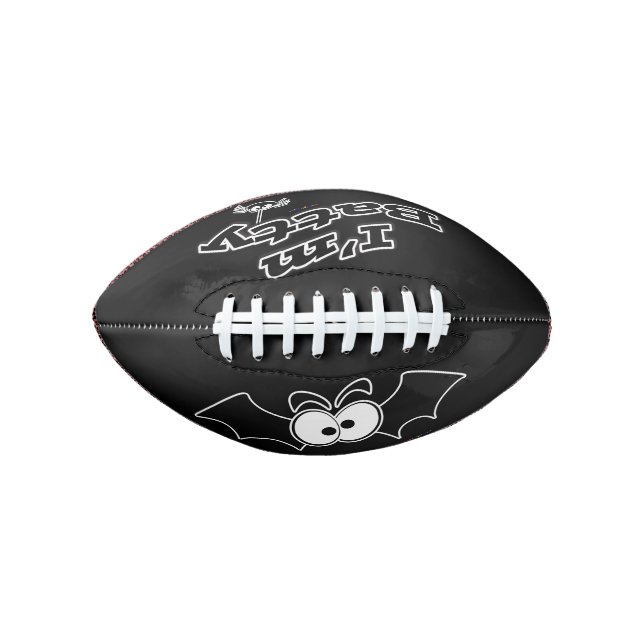 Ich bin Batty Crazy Eyes Football (Vorderseite)