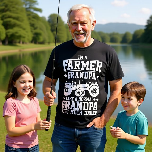 ICH BIN BAUER GRANDPA WIE EINE NORMALE GRANDPA T-Shirt (Von Creator hochgeladen)
