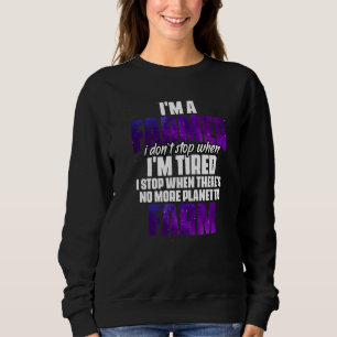 Ich bin Bauer Planet Farm Spaß für eine Weltraumfa Sweatshirt