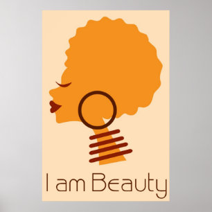 Ich bin Beauty Natural Hair Poster