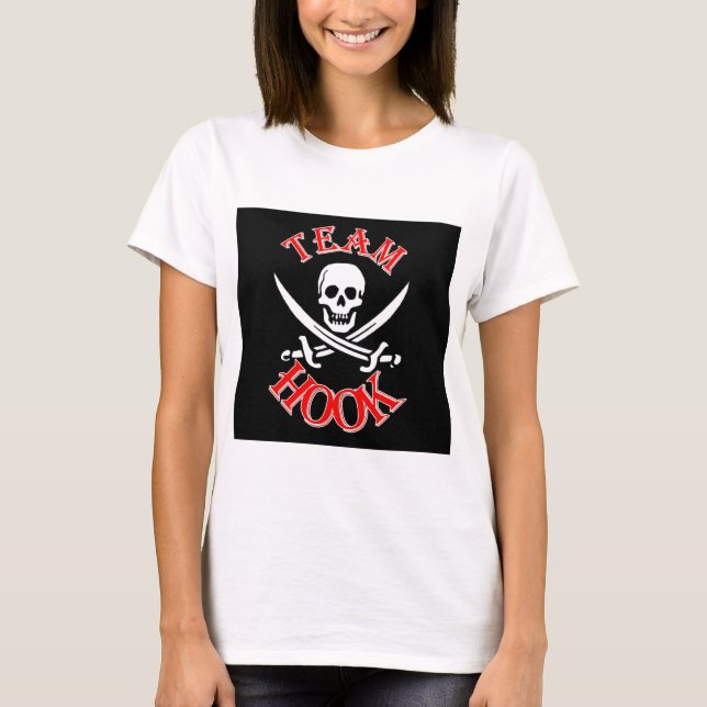 Ich bin bei Captain Hook T-Shirt (Vorderseite)