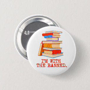 Ich bin bei den verbotenen Büchern Button