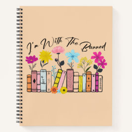 Ich bin bei den verbotenen Büchern Notizbuch