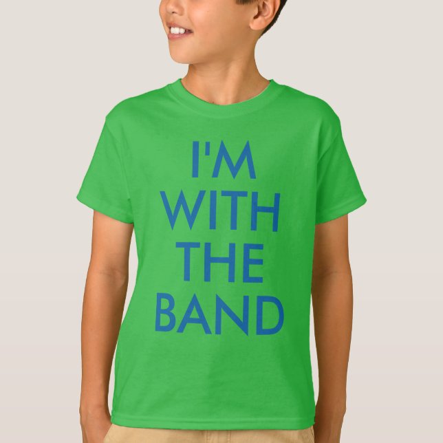 Ich bin bei der Band | Kids Rock Band T-Shirt (Vorderseite)
