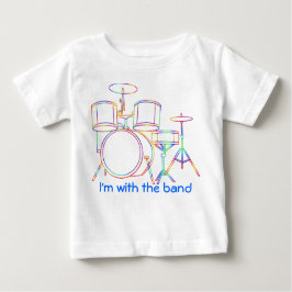Ich bin bei der Band T - Shirt Drums