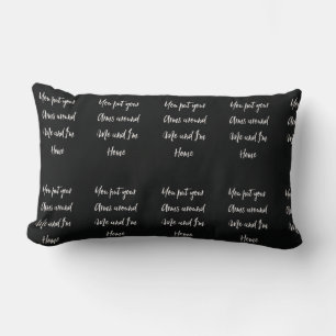 ***ICH BIN BEI DER ZUHAUSE IN IHREN ARMS*** PILLOW LENDENKISSEN