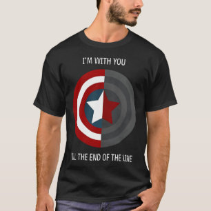 Ich bin bei dir, bis zum Ende der Linie T-Shirt