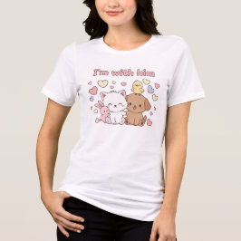 Ich bin bei Ihm – Passendes Valentinstag-Paar Tri-Blend Shirt