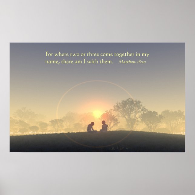 Ich bin bei ihnen poster (Vorne)