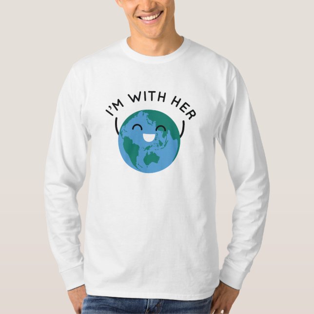 Ich bin bei ihr T-Shirt (Vorderseite)