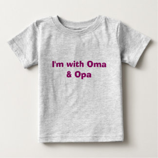 Ich bin bei Oma & Opa Baby T-shirt