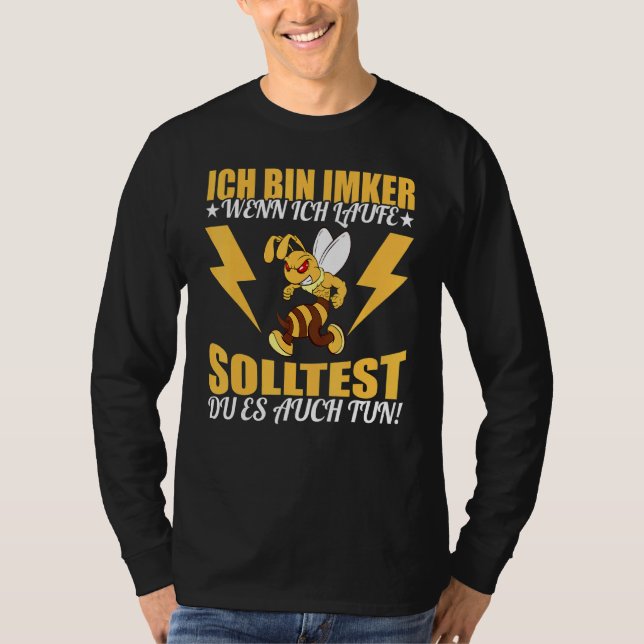 Ich bin Beker Wenn ich Renne Solltest du Auch H T-Shirt (Vorderseite)