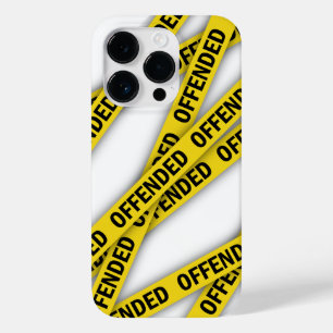 Ich bin beleidigt Polizei-Band nicht überqueren Case-Mate iPhone 14 Pro Hülle