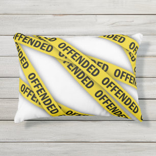 Ich bin beleidigt Polizei-Band nicht überqueren Kissen Für Draußen