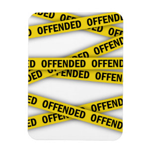 Ich bin beleidigt Polizei-Band nicht überqueren Magnet