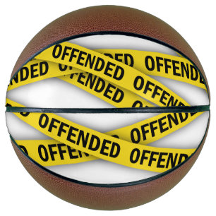 Ich bin beleidigt Polizeiband nicht überqueren Basketball