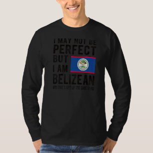Ich bin Belize Flag Belize Heritage Belizean Roots T-Shirt